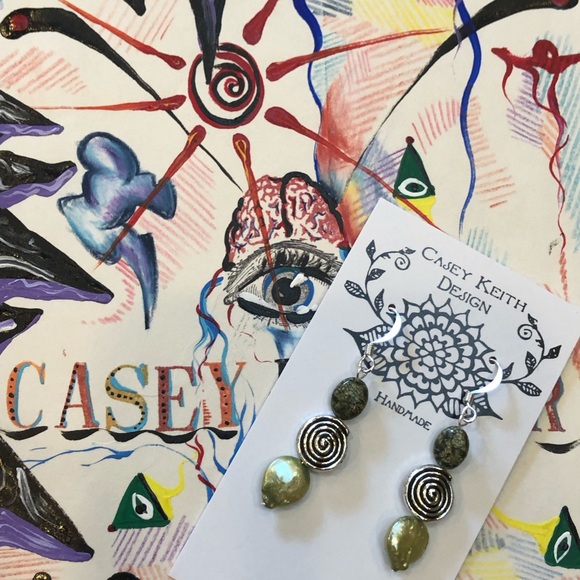 Serpentine Spiral Earrings - Picture 5 of 8